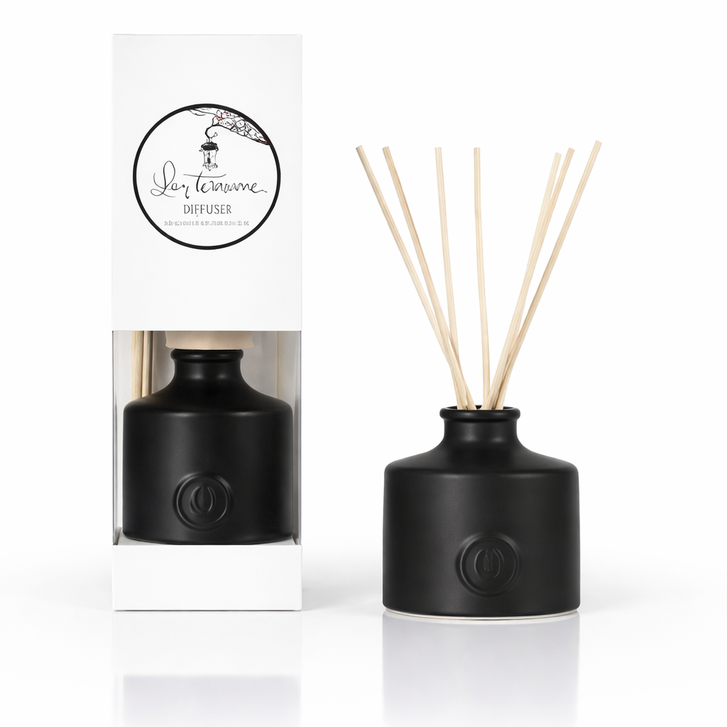 Lantern Cove Home Fragrances | Scented Soy Candles & Diffusers Australia Lantern Cove Home Fragrances | Scented Soy Candles & Diffusers Australia Minimalist Black Diffuser With Packaging (1)